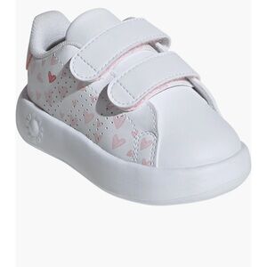 Adidas Advantage Cloud White with hearts Strap sneakers NWB